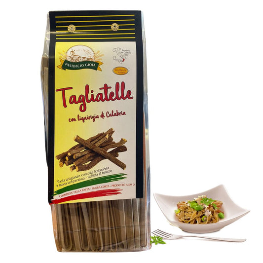 Pasta aromatizzata - Tagliatelle alla liquirizia - Pastificio Gioia - 500g