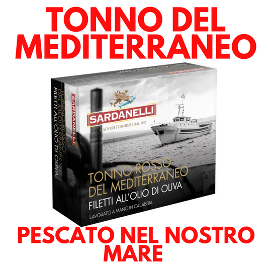 Filetti di tonno rosso del Mediterraneo - Sardanelli - 350g