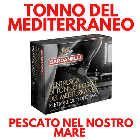 Ventresca di tonno rosso del Mediterraneo - Sardanelli - 350g