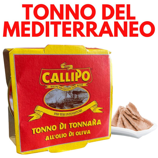 Pesce - Tonno latta - Tonno di Tonnara all'Olio di Oliva - Callipo - 160 gr