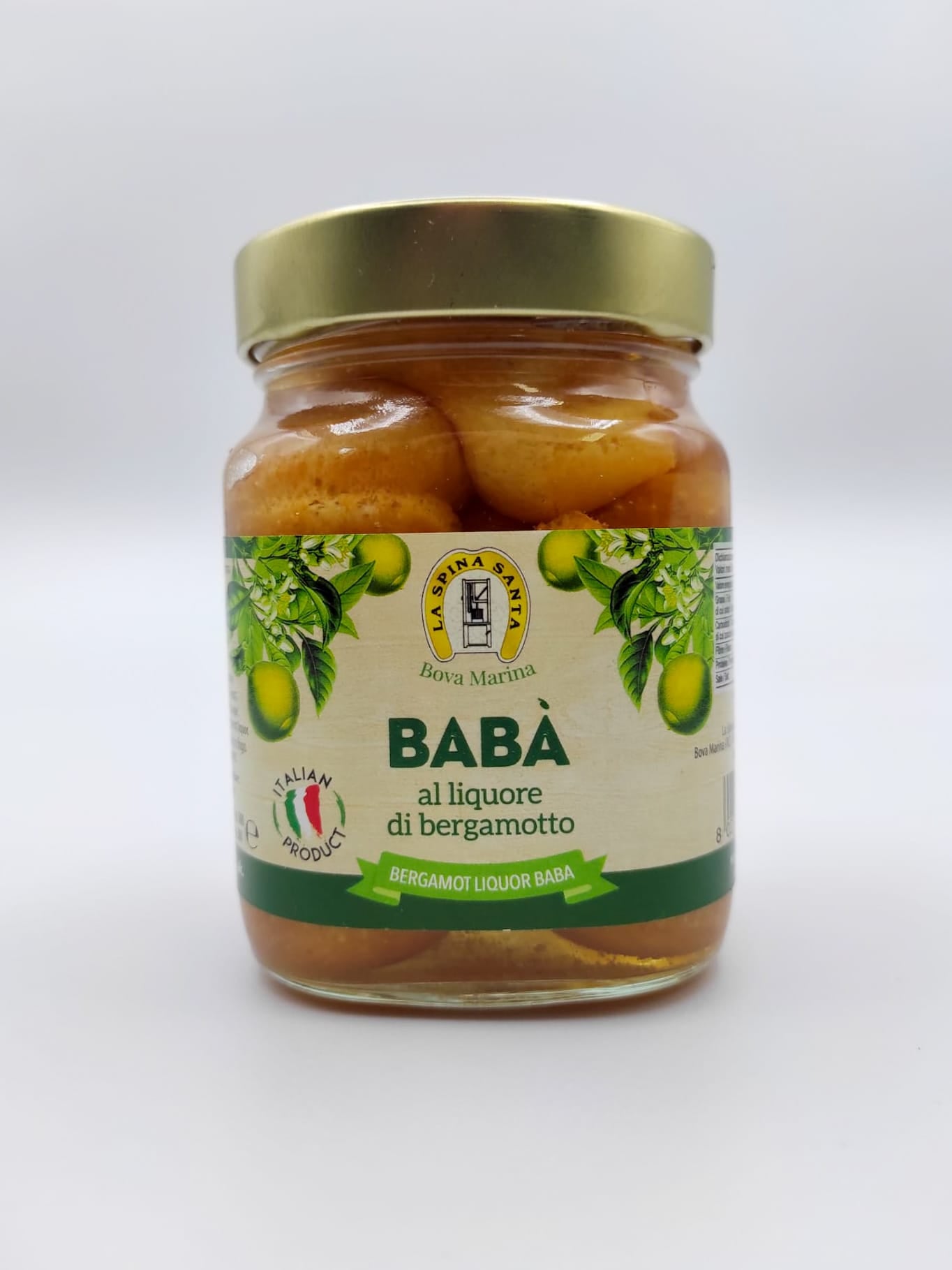Babà al liquore di bergamotto - La Spina Santa 20 CL