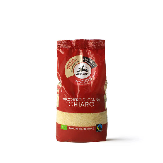 Zucchero di canna chiaro biologico 500 gr - Alce nero