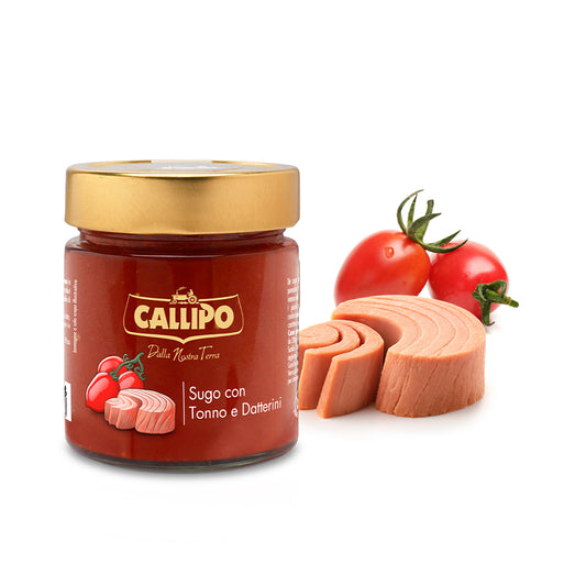 Sugo con Tonno e datterini Callipo 230 GR