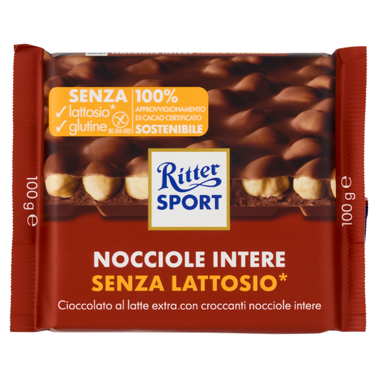 Ritter Sport Nocciole Intere Senza lattosio -  100 g