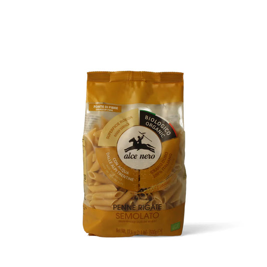 Penne rigate di semolato di grano duro biologici - Alce nero