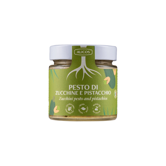 PESTO DI ZUCCHINE E PISTACCHIO 190 GR - ALICOS