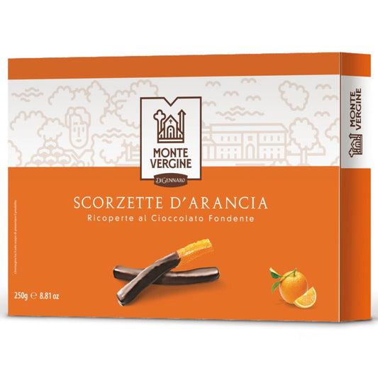 Scorzette D'arancia Ricoperte Al Cioccolato Fondente - 250 G DI GENNARO