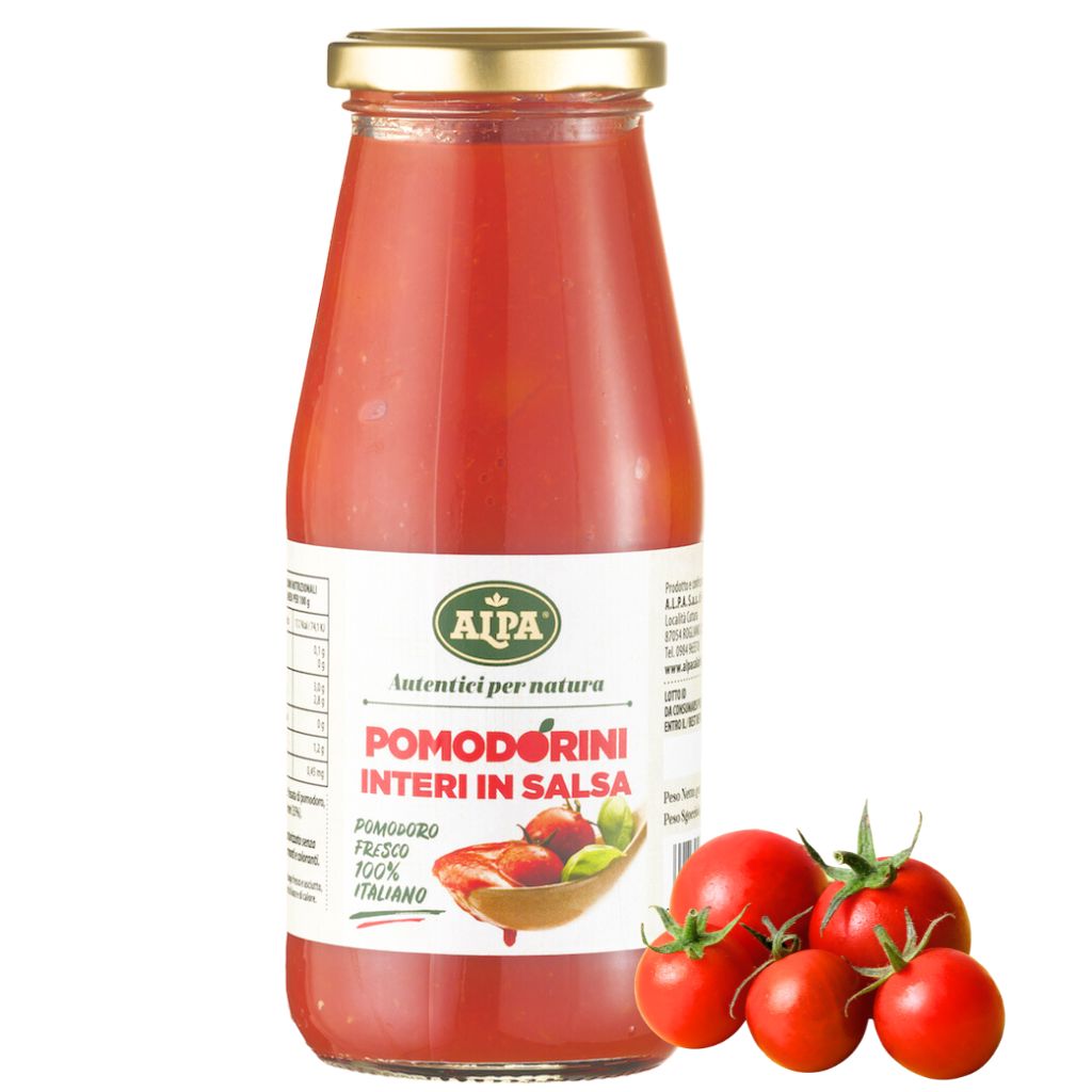 Passata - Pomodorini interi in salsa - Alpa - 430g – Latteria del Sole
