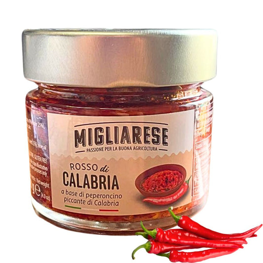 Rosso di Calabria con peperoncino piccante di CALABRIA - Migliarese - 140 gr