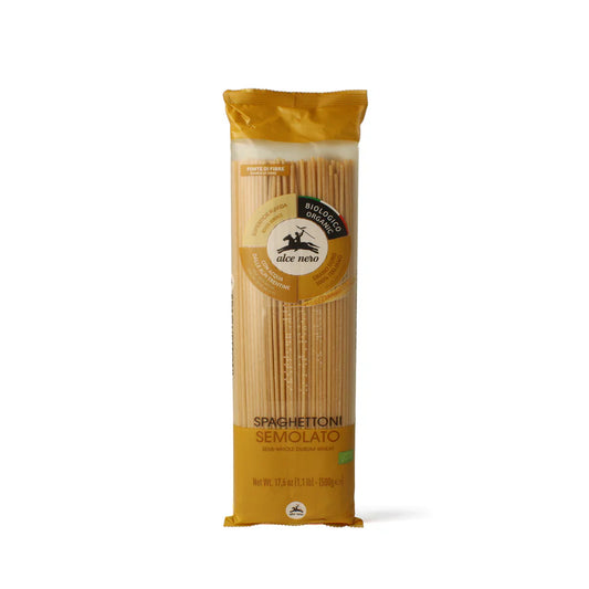 Spaghettoni di semolato di grano duro biologici - Alce nero
