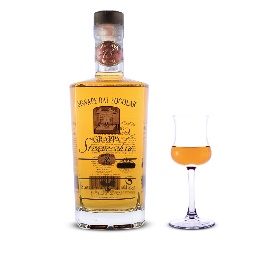 Grappa - Grappa Stravecchia Sgnape dal Fogolâr - Caffo - 70cl