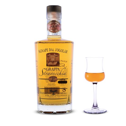 Grappa - Grappa Stravecchia Sgnape dal Fogolâr - Caffo - 70cl