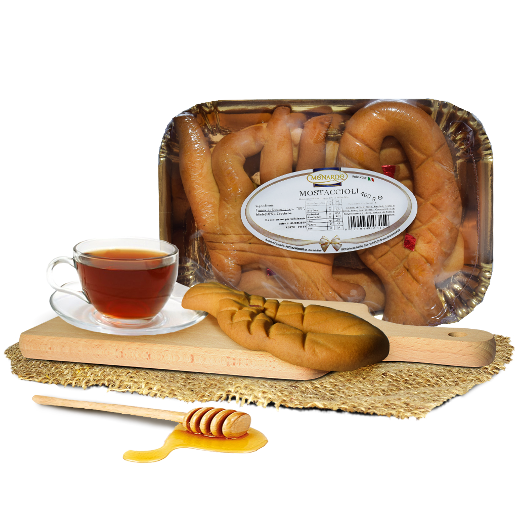 Biscotti tradizionali - Mostaccioli - Monardo - 400g