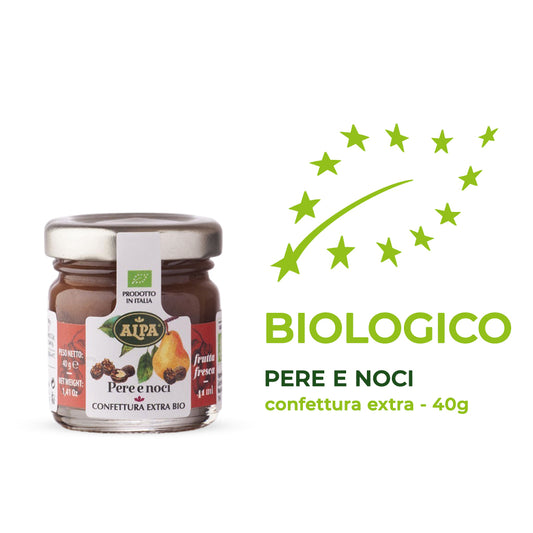 Confettura biologica extra pere e noci - Alpa - 40g