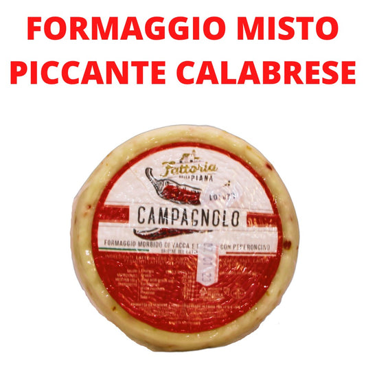 Formaggio misto piccante Calabrese del Campagnolo - Fattoria della Piana - 650 gr ca