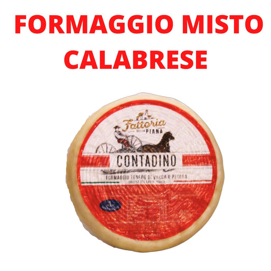 Mixed Calabrian cheese of the farmer - Fattoria della Piana - 700 gr ca