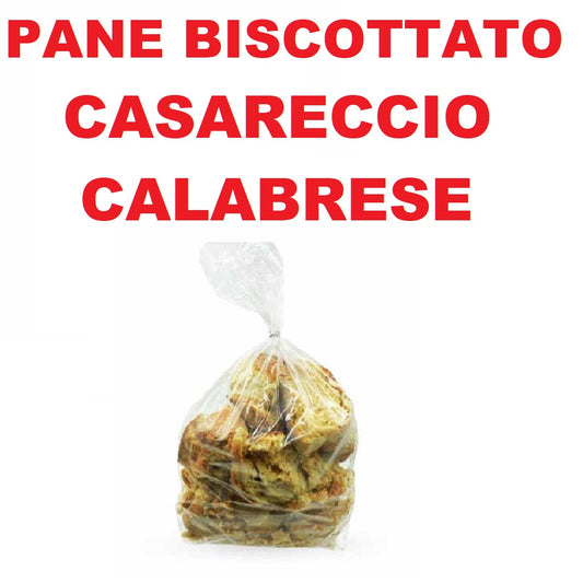 Pane biscottato casareccio Calabrese - Panificio Lucrezia - 250 gr