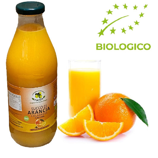 Succo biologico - Succo di arancia Calabrese puro 100% - Azienda agricola patea - 75cl
