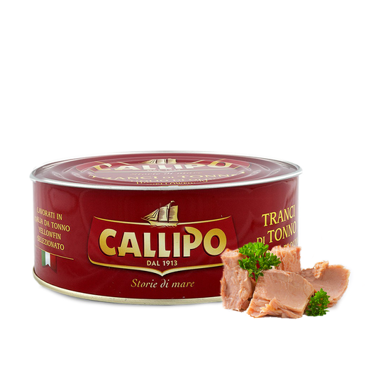 Pesce - Tonno latta - Tranci di tonno all'olio d'oliva - Callipo - 1 kg