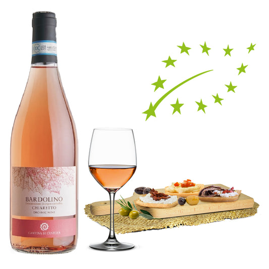 Vino rosato - Bardolino Doc Chiaretto biologico Terre in fiore - Cantina di Custoza - 75cl