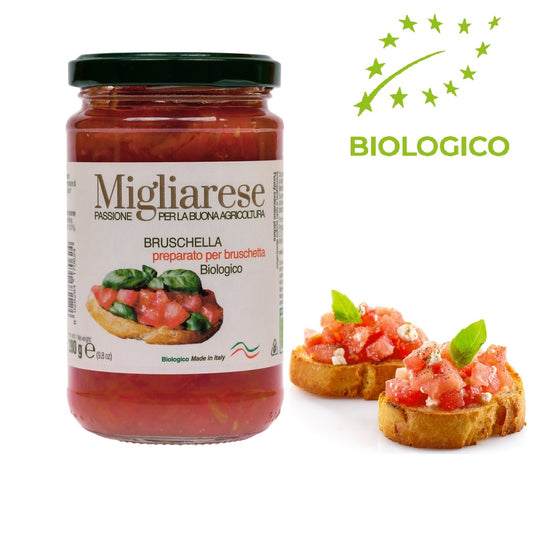 Bruschella - preparato per bruschetta biologico - Migliarese - 320 gr