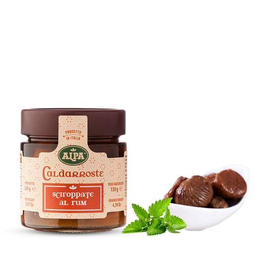 Caldarroste sciroppate al rum - Alpa – 240g