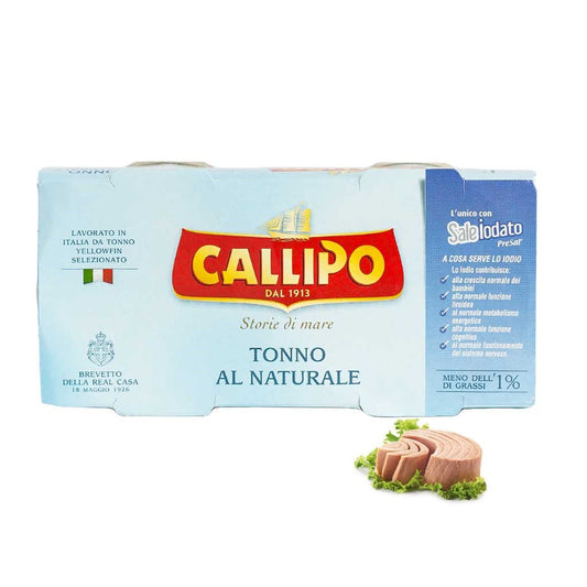 Pesce - Tonno latta - Tonno al naturale- Callipo - 160gx2