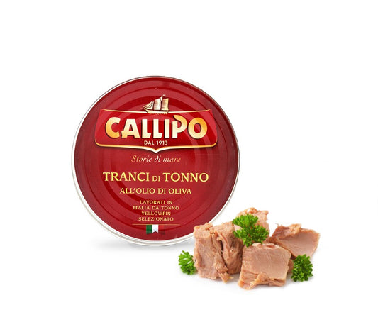 Pesce - Tonno latta - Tranci di tonno all'olio d'oliva - Callipo - 540g
