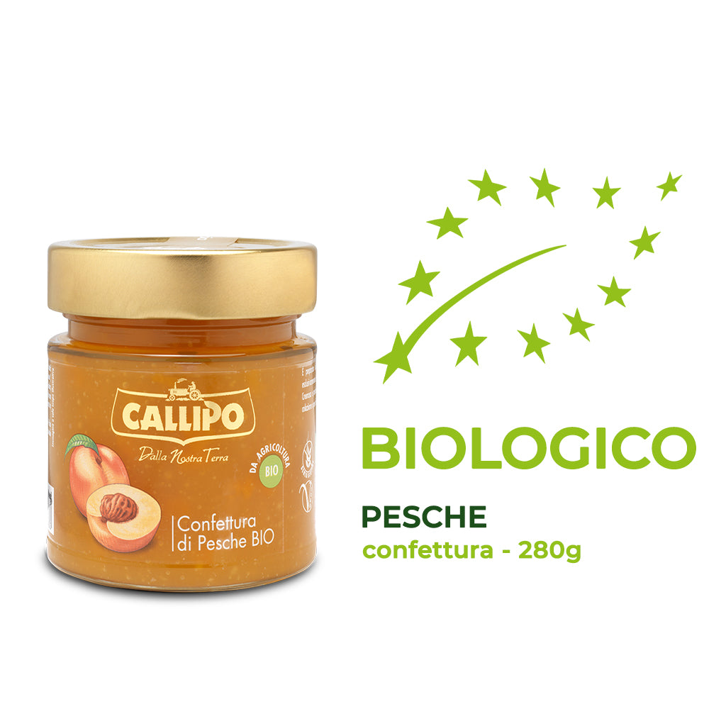 Confettura biologica di pesche - Callipo - 280g
