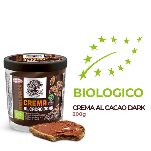 Crema spalmabile biologica al cacao dark - Gandola - 200g