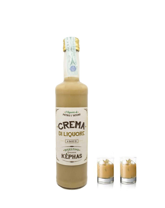 Crema di liquore a base di Kephas - Di Petru i 'Ntoni - 50cl