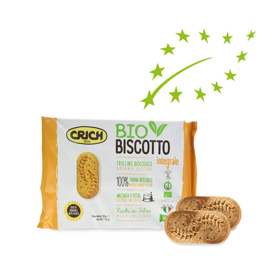 Biscotti biologici - Bio Biscotto integrale - Crich - 220g