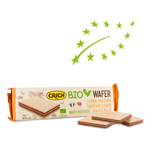 Wafer biologici - Bio wafer crema nocciola - Crich - 125g