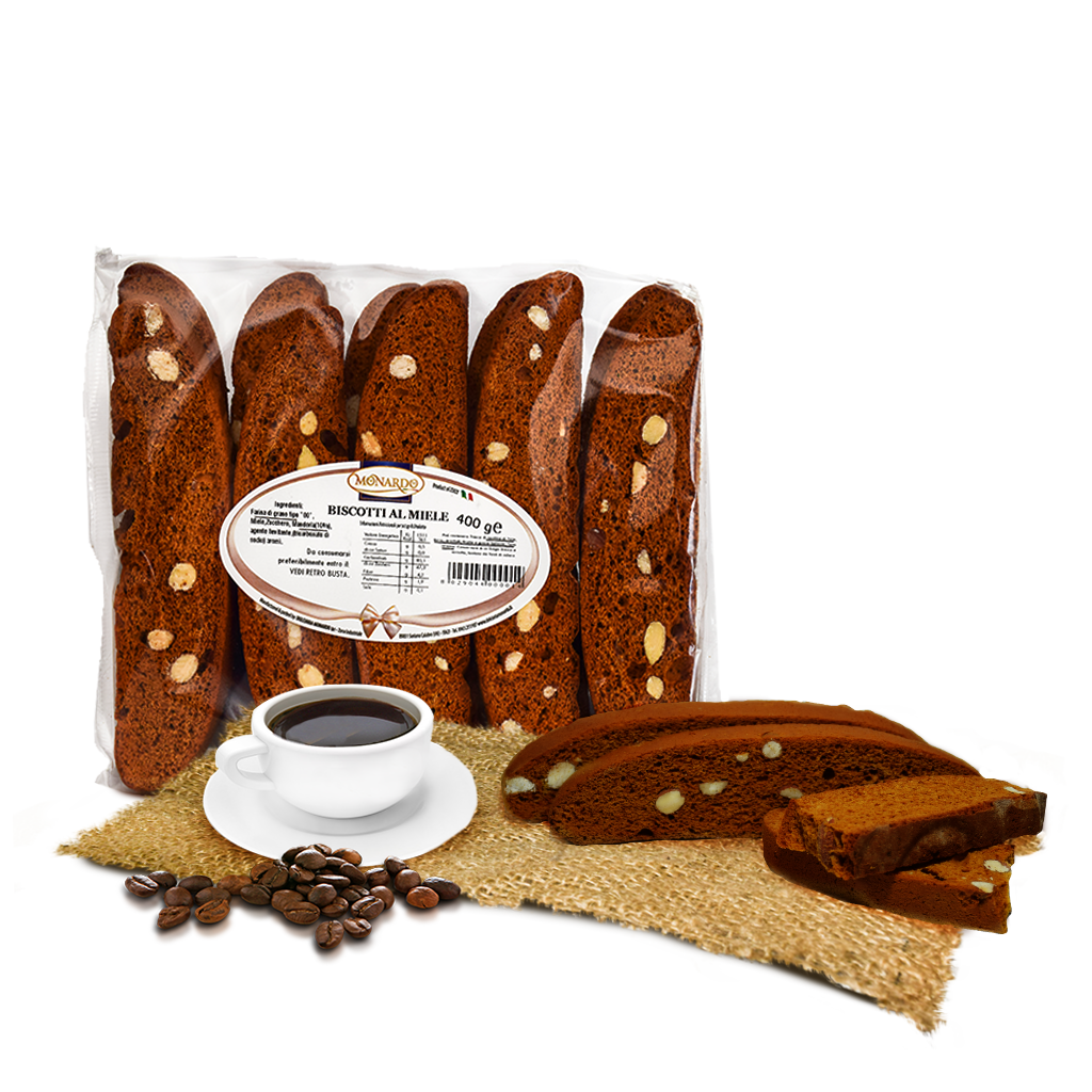 Biscotti tradizionali - Biscotti al miele duri - Dolciaria Monardo - 400g