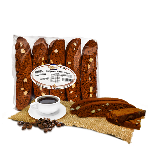 Biscotti tradizionali - Biscotti al miele duri - Dolciaria Monardo - 400g