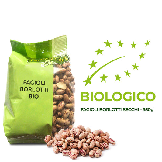 Legumi - Fagioli borlotti biologici - Terravecchia - 350g