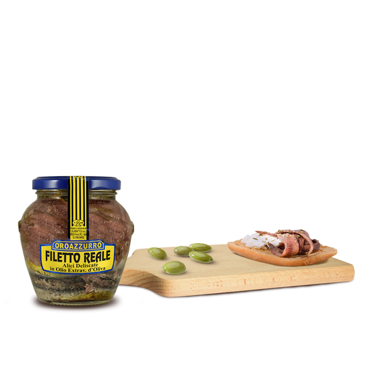 Pesce - Alici - Filetto Reale di alici in olio extravergine di oliva - Calabraittica - 300g
