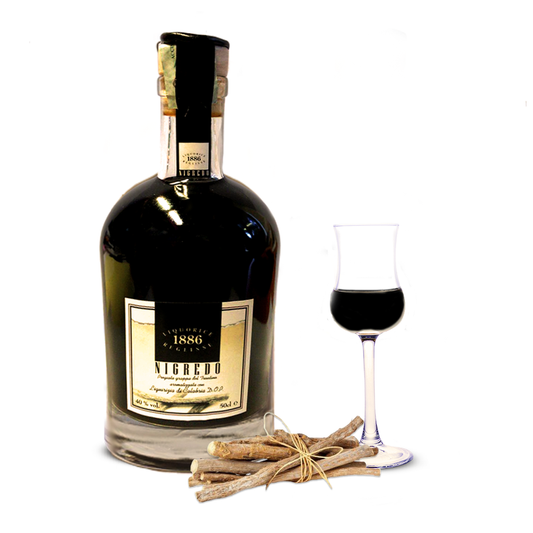 Grappa - Nigredo - Grappa aromatizzata con liquirizia di Calabria Dop - Nature Med - 50cl