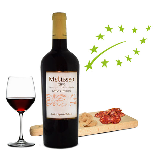 Vino rosso - Melisseo rosso superiore - Cirò Doc biologico - Cantine De Luca - 75cl