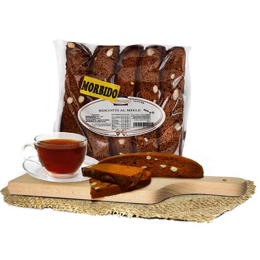 Biscotti tradizionali - Biscotti al miele morbidi - Dolciaria Monardo - 400g