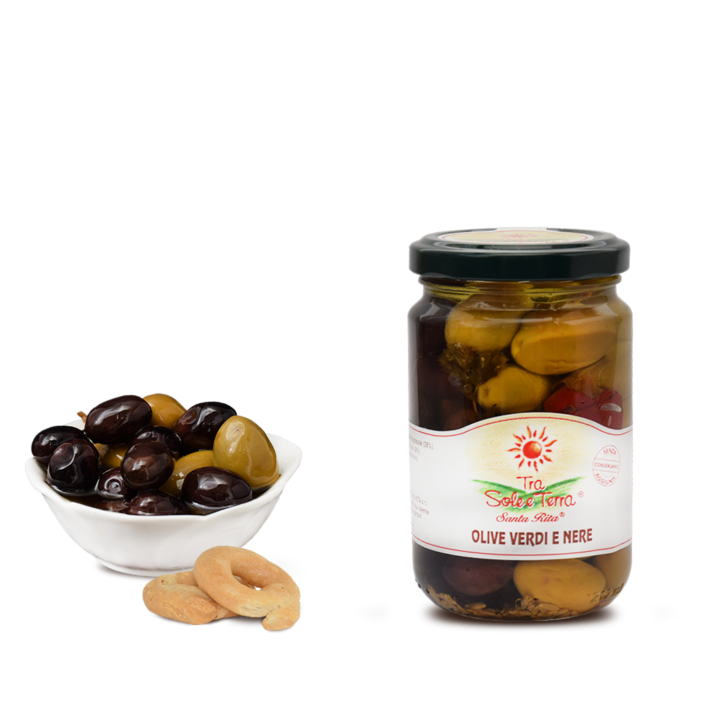 Olive verdi e nere - Santa Rita - 200g
