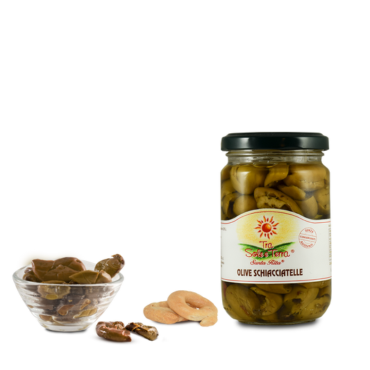 Olive schiacciatelle - Santa Rita - 200g