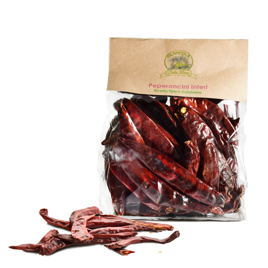 Peperoncini interi - Olivicola Santa Chiara - 50g