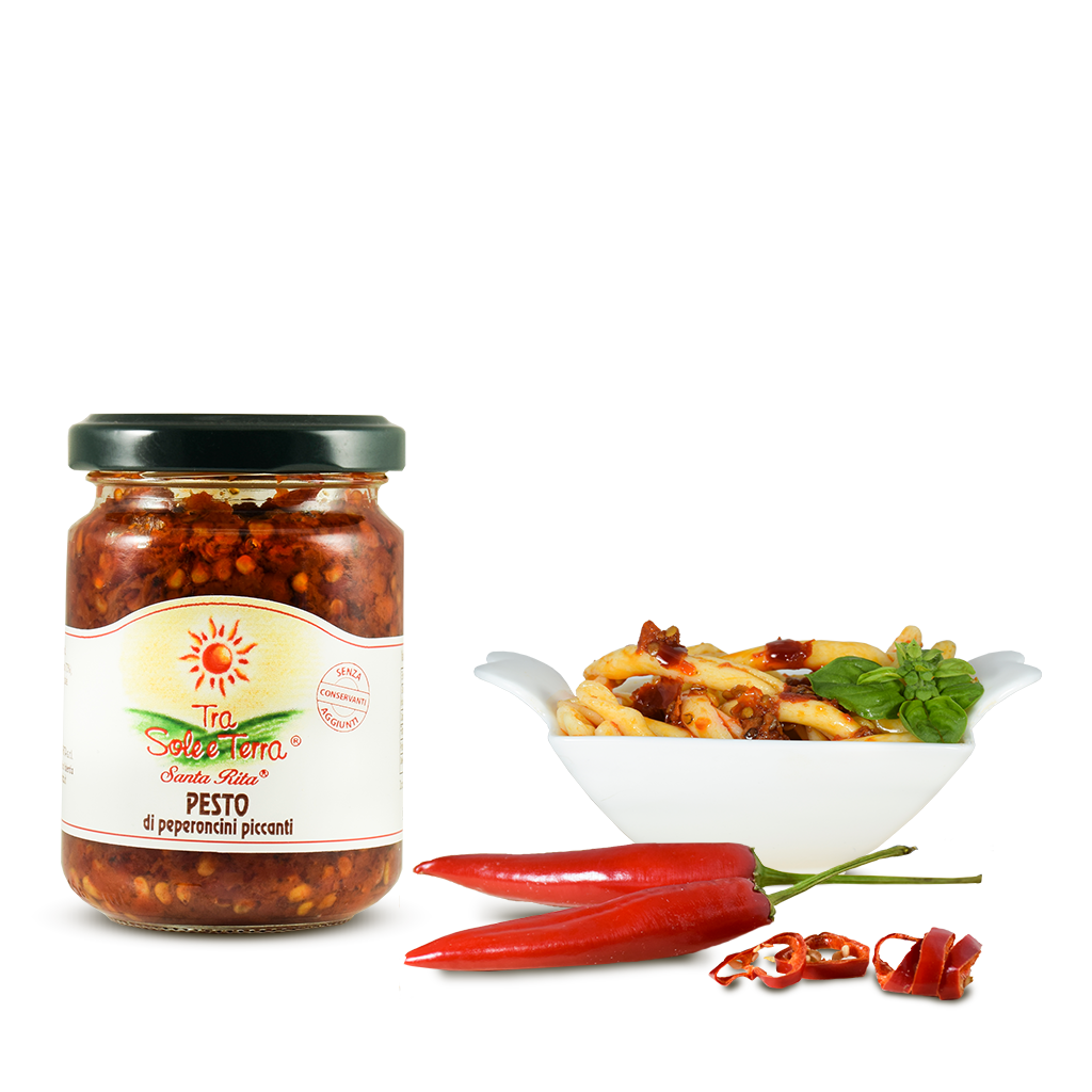Pesto - Pesto di peperoncini piccanti - Santa Rita - 140g