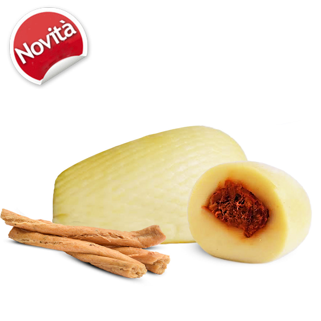Provola ripiena di 'nduja di Spilinga - Caseificio Monteporo - 420g