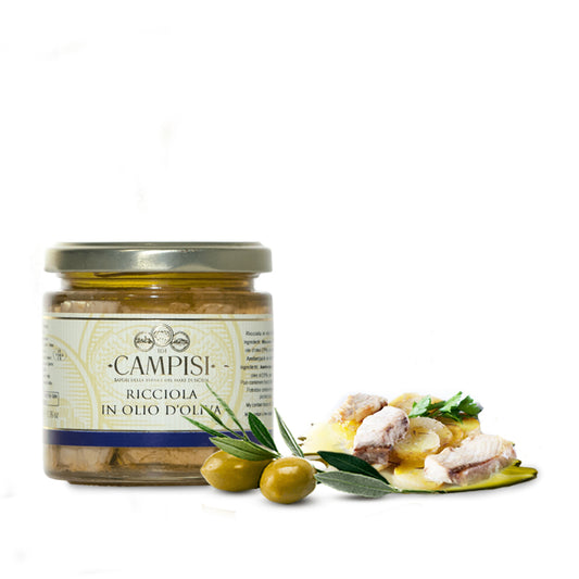 Pesce - Ricciola - Ricciola in olio di oliva – Campisi – 220g