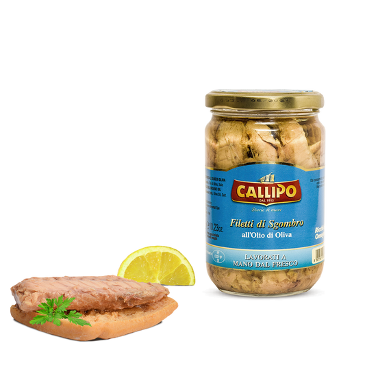 Pesce - Sgombro vetro - Filetti di sgombro - Callipo - 290g