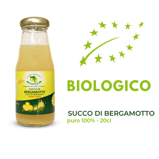 Biological juice - 100% pure bergamot juice - Patea farm - 20cl