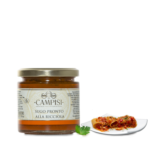 Sugo di pesce - Sugo pronto alla ricciola - Campisi - 220g