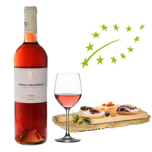 Vino rosato - Terra Melissese - Cirò rosato Doc biologico - Cantine De Luca - 75cl
